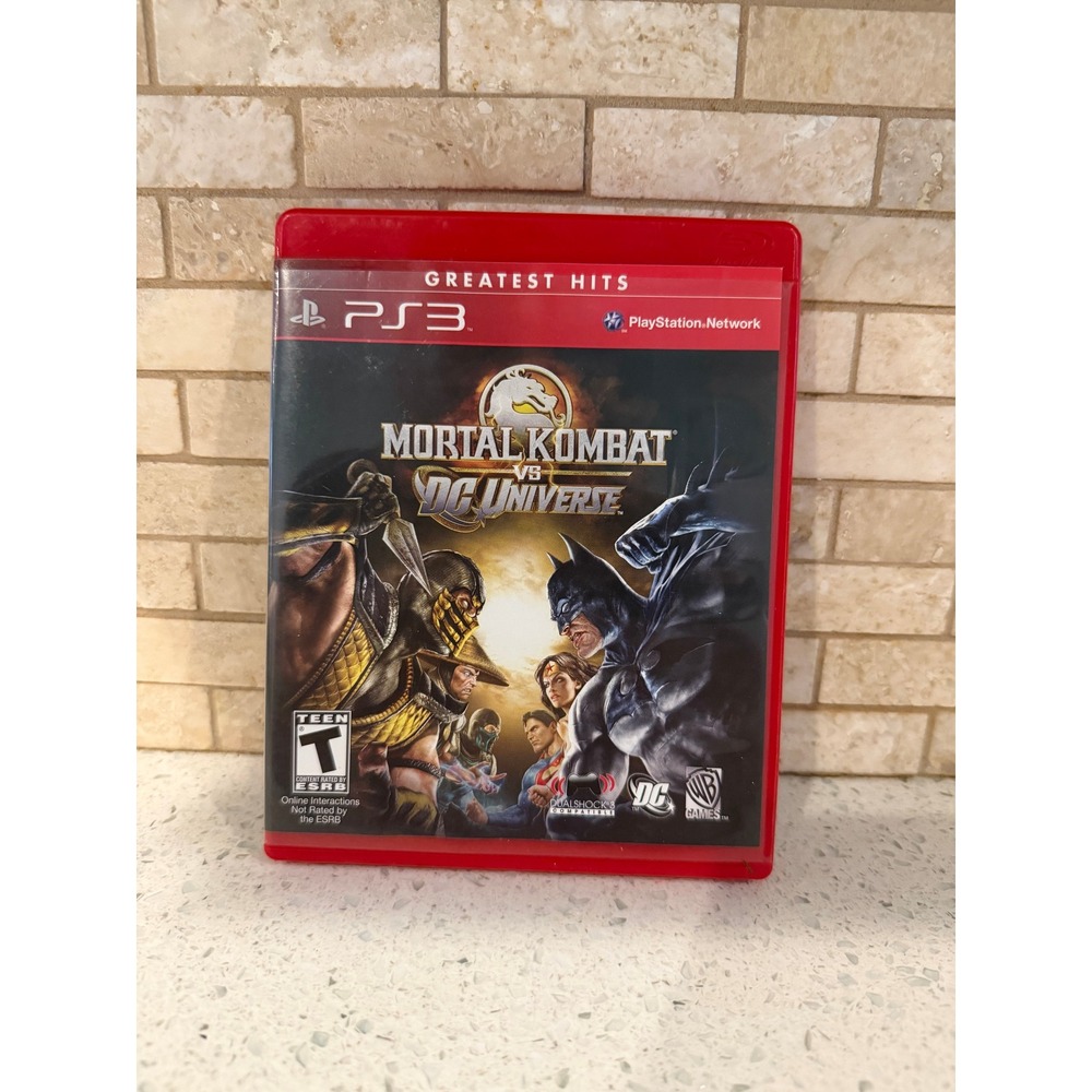 Mortal Kombat vs. DC Universe PS3 Complete Tested
